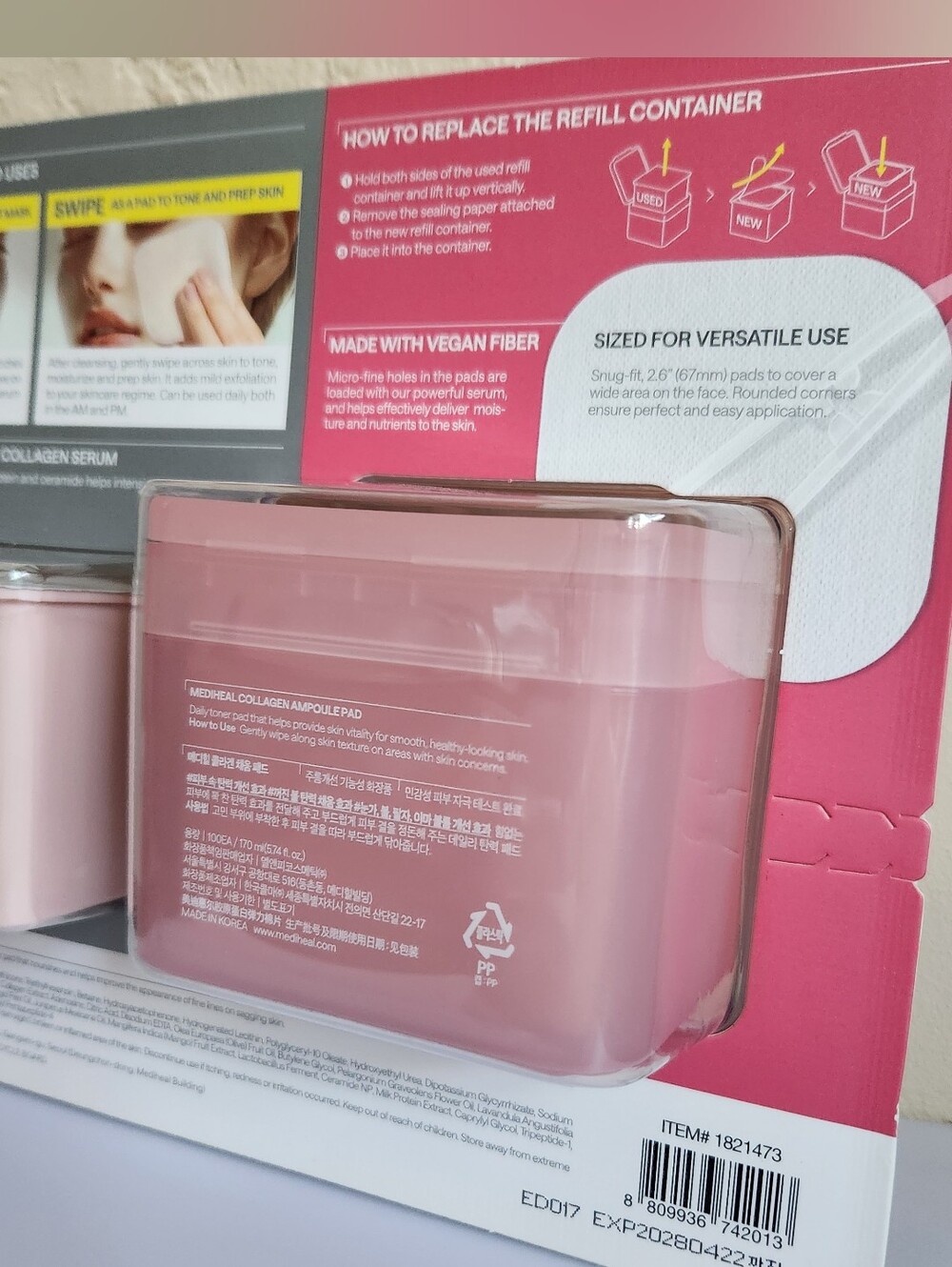 MEDIHEAL Collagen Pad 200-count set - Picture 9 of 10